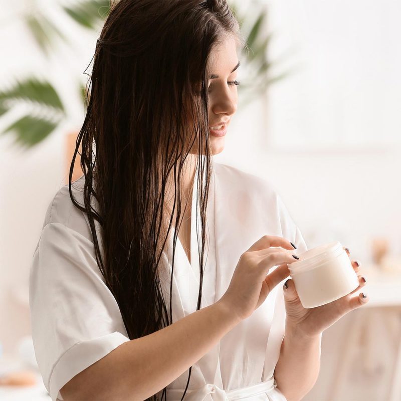 coily hair routine